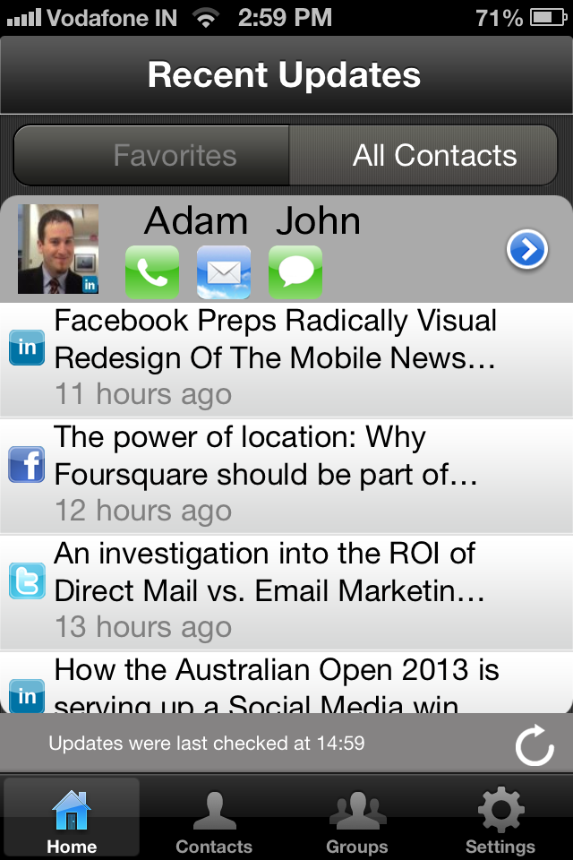 Social Book Screenshot